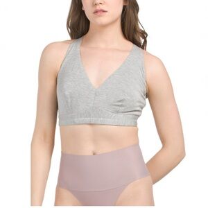COSABELLA Made In Italy Talco Curvy Gray Racerback Bralette. Women’s Size Small.